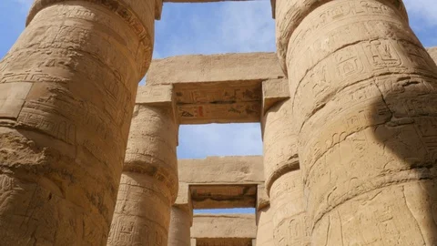 Passage in The Column Hall Stock Footage 129233649