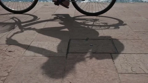 Passage of cyclist Video stock 161246214