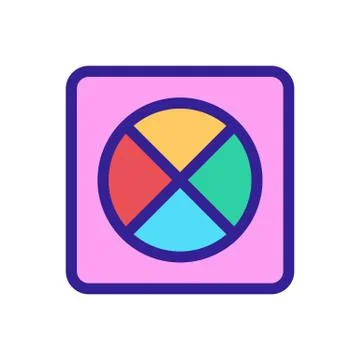 Passage is forbidden icon vector. Isolated contour symbol illustration 库存插图