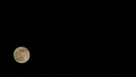 Passage of the full moon  timelapse - 4K - ProRes Stock Footage 167177720