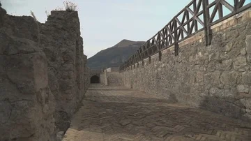 Passage in a Medieval Castle Video stock 85515640