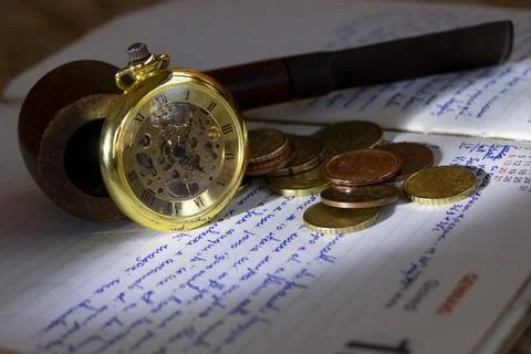 Passage of time and value of small things Foto stock