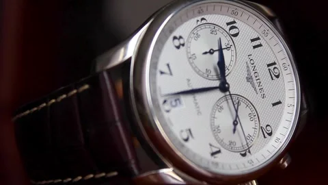 Passage of Time: Clock Timelapse on a Handwatch Stock Footage 276274166