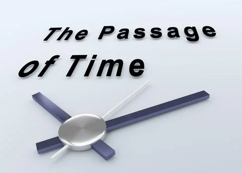 The Passage of Time concept Stock-Illustration