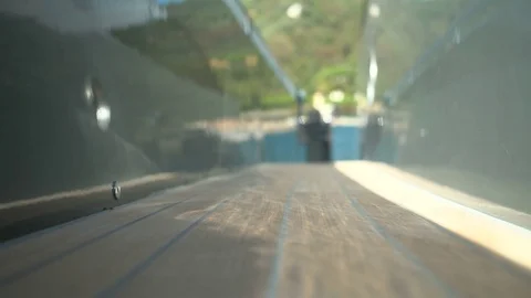 Passageway on a maxi rib Stock Footage 71004256