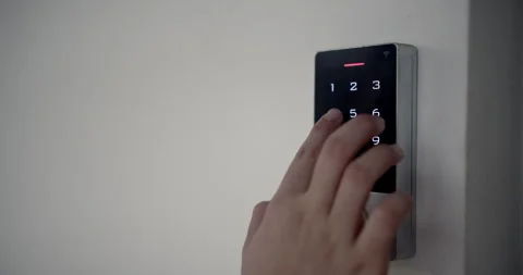 Passcode Video stock 300705349