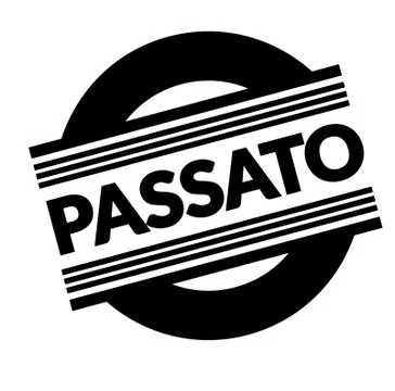 Passed stamp on white Stock Illustration