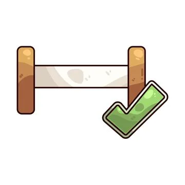 Passed test illustration Illustrazione stock