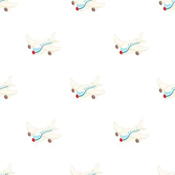 Passenger airliner pattern seamless vector Stock Illustration