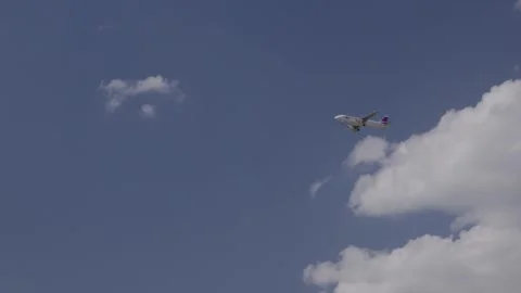 Passenger airplane Stock Footage 314370830
