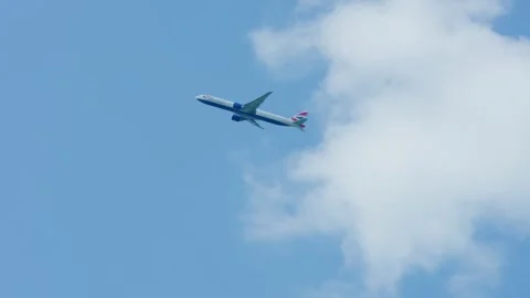 Passenger airplane Stock Footage 321640616