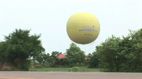 Passenger balloon Stock Footage 527729