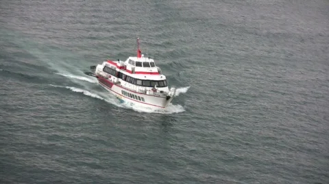 Passenger boat Stock Footage 88953