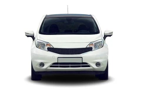 Passenger car front view Stock Photos