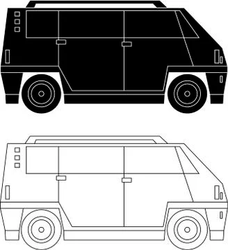 Passenger car Stock Illustration