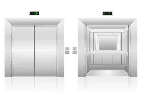 Passenger elevator stock illustration Stock Illustration
