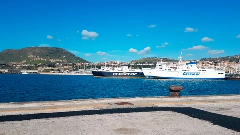 Passenger Ferry Boat Stock Footage 85664711