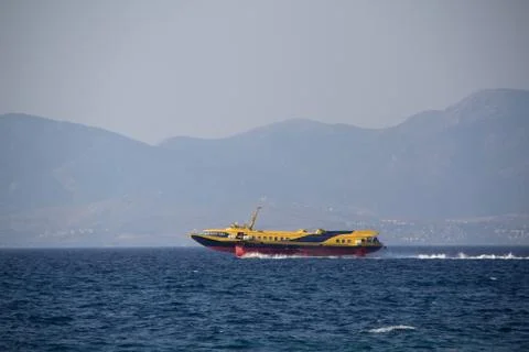Passenger hydrofoil Stock Photos