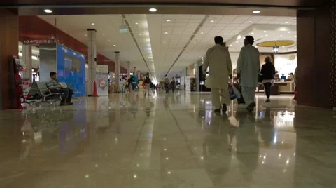 Passenger In The Interior Of The Airport Video stock 62199713