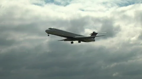 Passenger Jet Video stock 828802