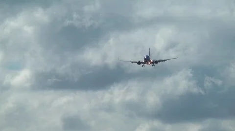 Passenger Jet Stock Footage 828805