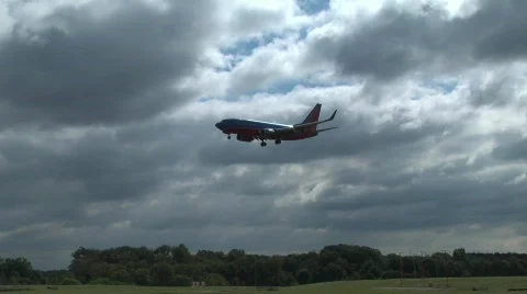 Passenger Jet Stock Footage 828807