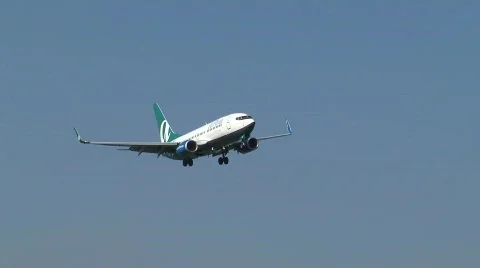 Passenger Jet Stock Footage 831682