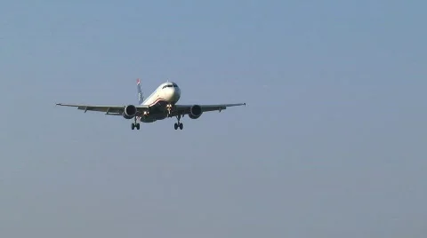 Passenger Jet Stock Footage 831687