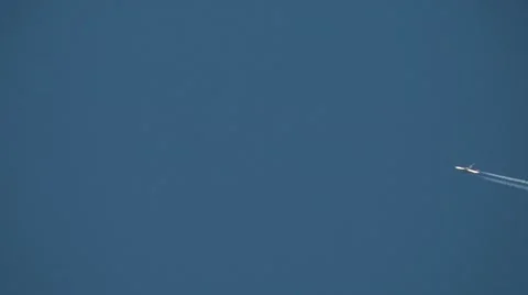 Passenger Jet Video stock 12193089