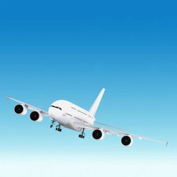Passenger plane Stock Illustration