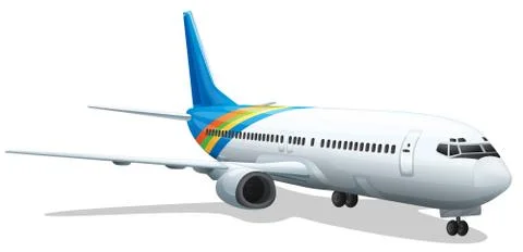 Passenger plane 스톡 일러스트