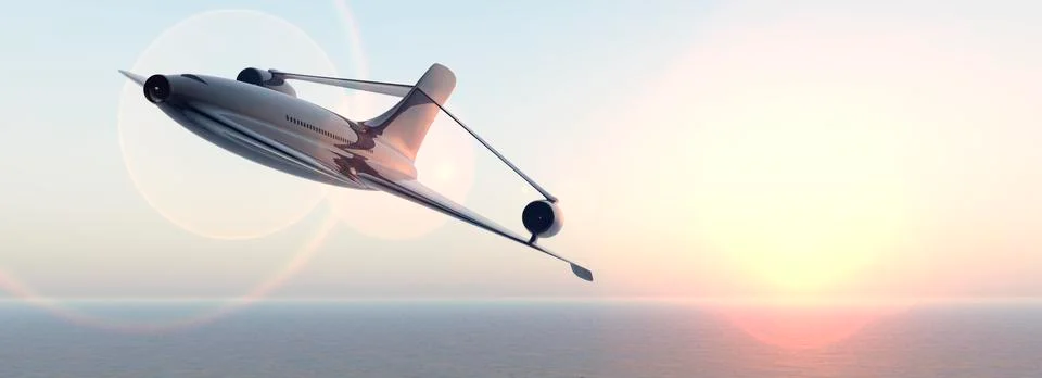 Passenger plane Stock Illustration