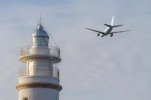 Passenger plane Stock Illustration