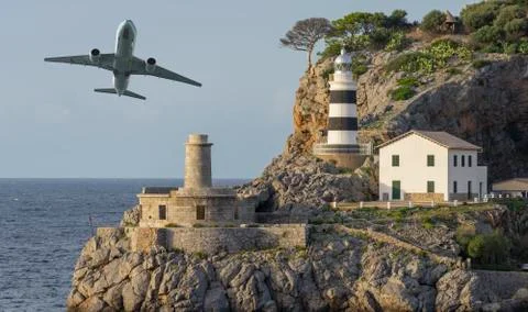 Passenger plane Stock Illustration