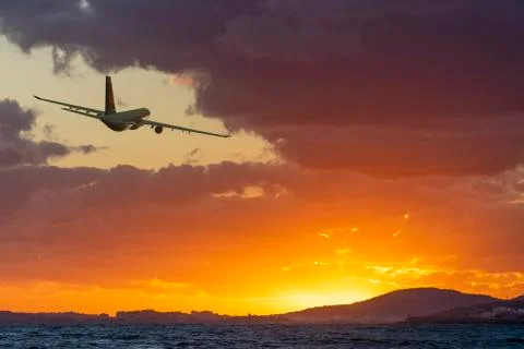 Passenger plane Stock Illustration