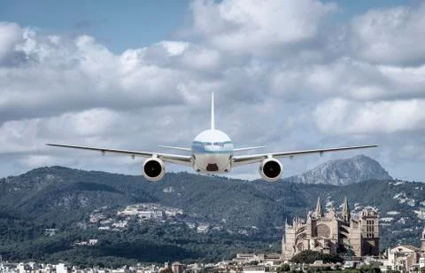 Passenger plane Stock Illustration