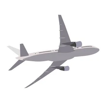 Passenger Plane Illustration Stock Illustration
