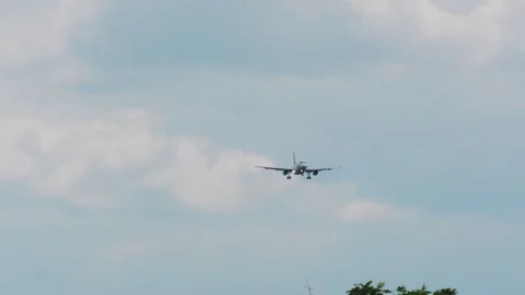 Passenger plane landing Video stock 94773951