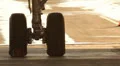 A passenger plane parked HD Footage