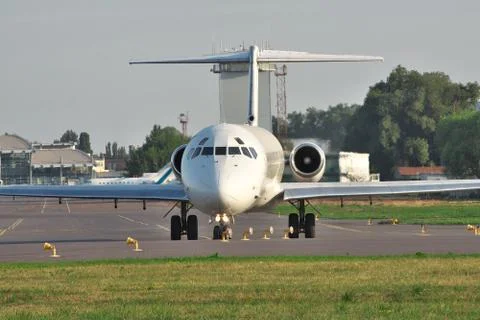 Passenger plane Stock Photos