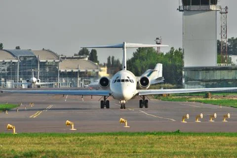 Passenger plane Stock Photos