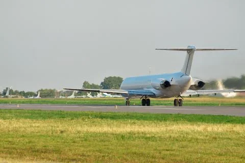 Passenger plane Stock Photos