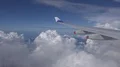 Passenger POV out of wing Airbus A330-300 window seat 4k or 4k+ Resolution