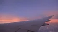 Passenger POV out of wing Boeing 777-300 window seat sunrise morning 4k or 4k+ Resolution