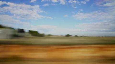 Passenger POV time lapse from inside high speed bullet train Stock Footage 119323585