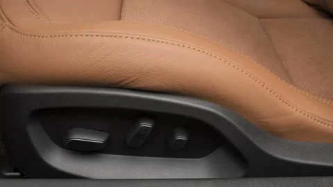 Passenger seat control button detail 2017 Chevrolet Corvette Grand Sport 3LT Stock Footage 159905577