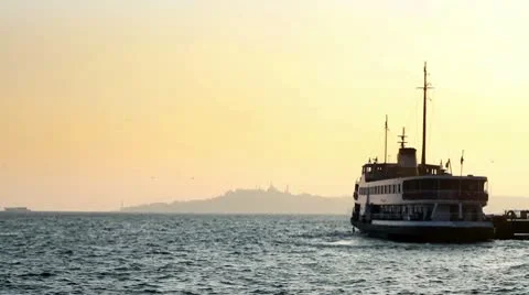 Passenger Ship Stock-Footage 9887000