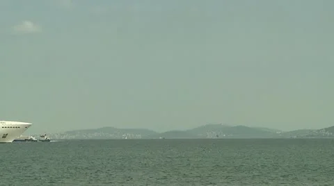 Passenger Ship Stock Footage 19927688