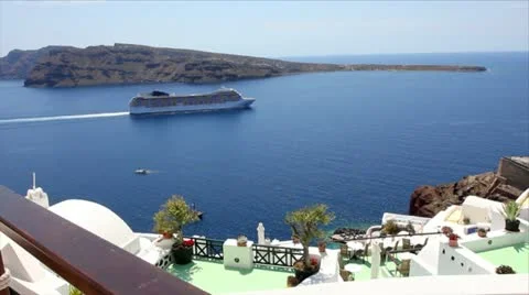 Passenger ship Stock Footage 24634363