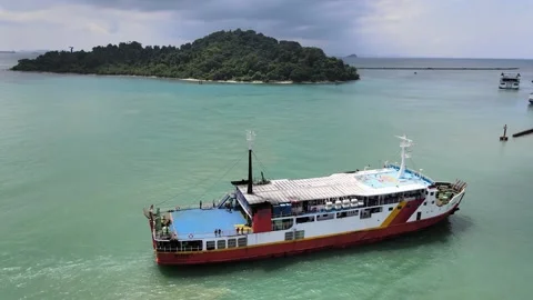 Passenger Ship Stock Footage 148304773